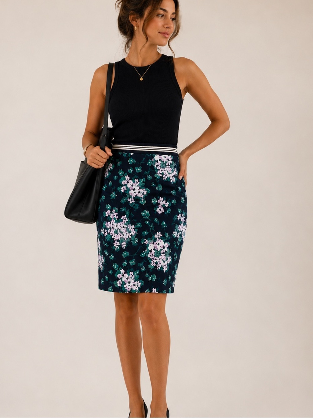 Talbots Floral Pencil Skirt 6P | NWT | The Oprah Magazine Collection